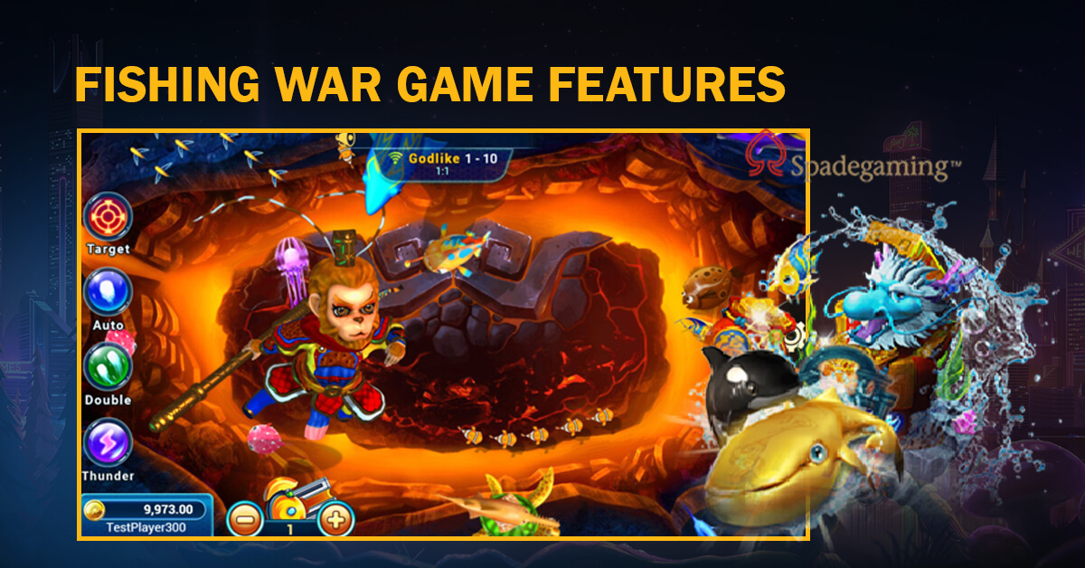 Fishing War Game Features
