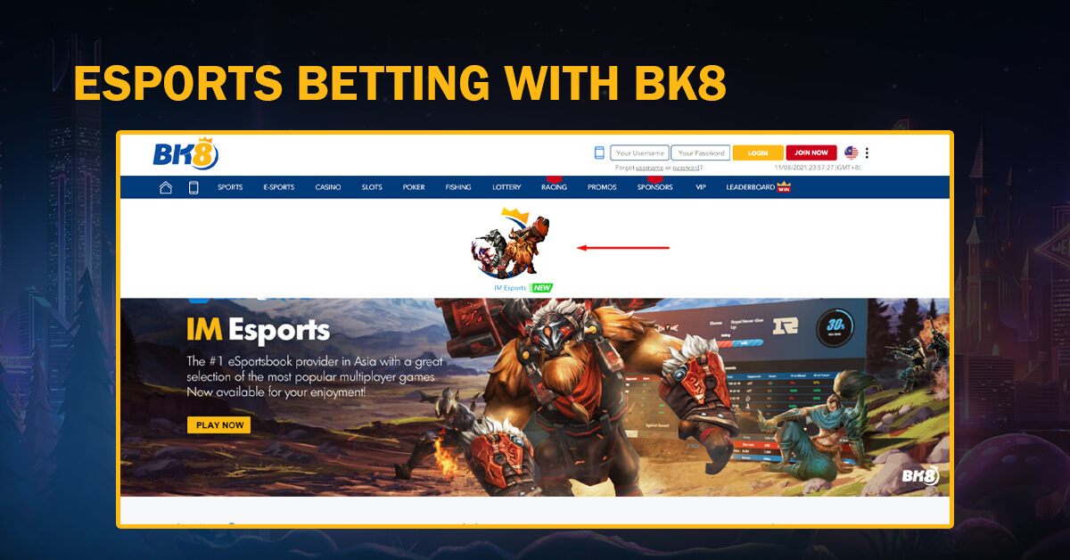 Esports Betting with bk8